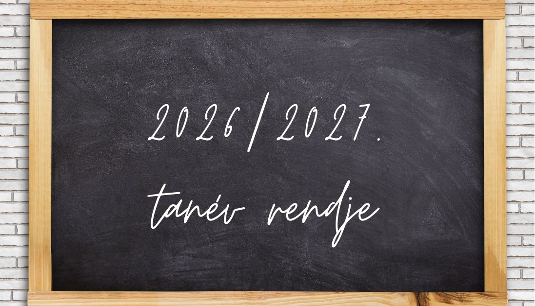 2026/2027. tanév rendje 2026/2027. tanév rendje